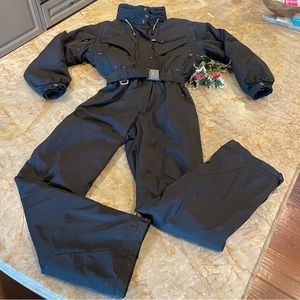 Killy Technical Equipment Classic Black Women’s Snow Ski Board One-Piece Suit 12